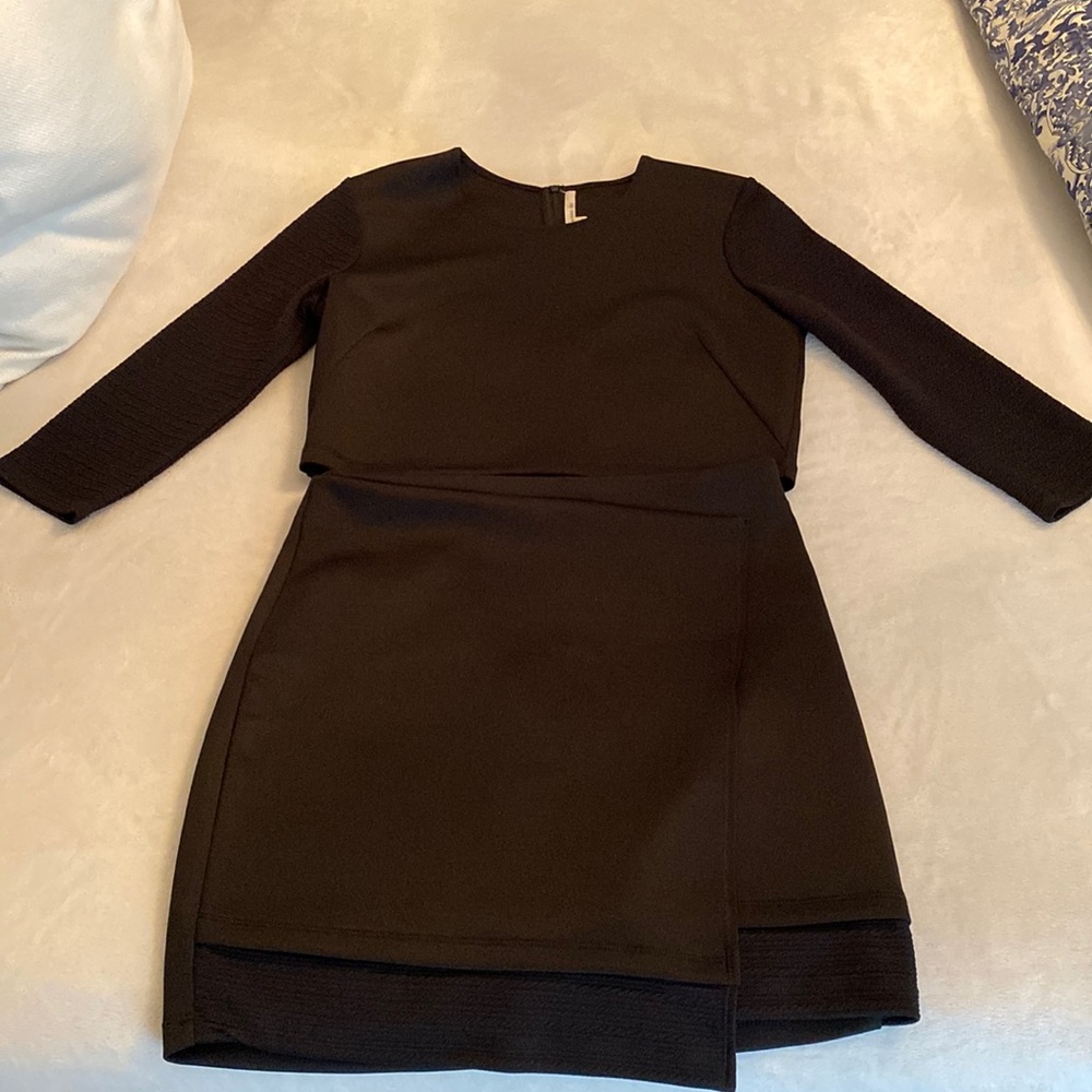 Rachel Roy Black Coordinating Top and Skirt
